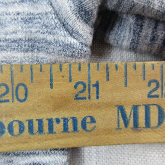 OUR LEGACY Sweatshirt Mens Size 48 Blue Gray Melange Long Sleeve Quater Zip - Picture 7 of 9